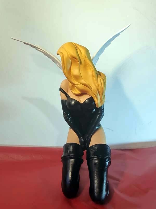 Pin up "la femme ailée" / SAINT EMETT / Felix Meynet - RARE - 1998 - édition en résine - bon état restaurée – Image 5