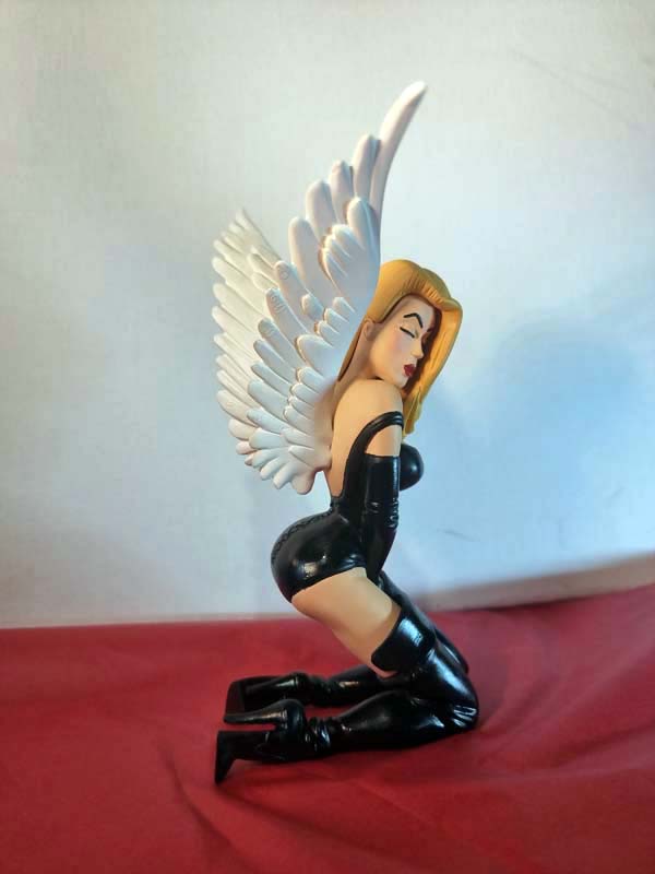 Pin up "la femme ailée" / SAINT EMETT / Felix Meynet - RARE - 1998 - édition en résine - bon état restaurée – Image 8