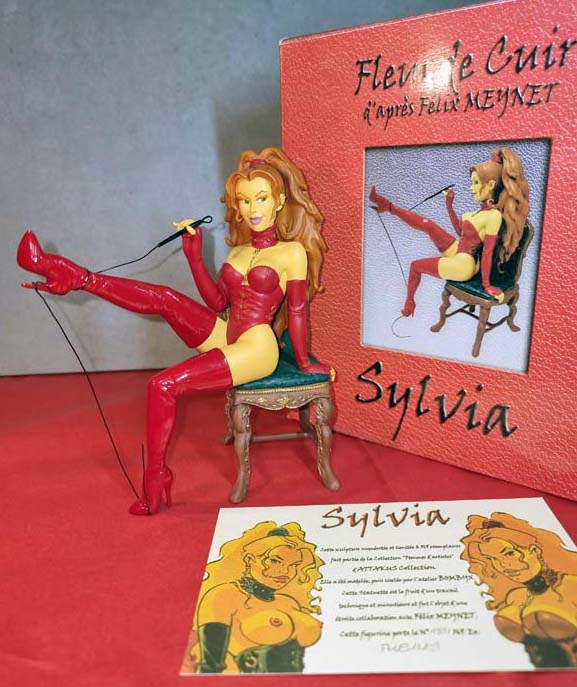 Figurine Meynette Felix Meynet / SYLVIA fleur de cuir/ ATTAKUS année 2007
