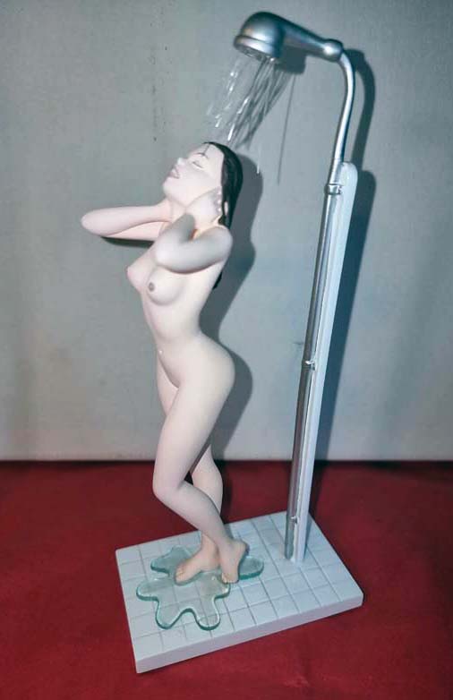 Figurine Manara Claudia La Douche 2004 Démons et Merveilles Statuette Milo Manara réf. V15Z69 avec boite sans certificat – Image 6
