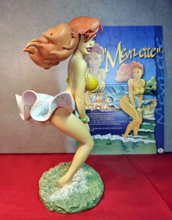 LMZ Collectibles Walthéry Natacha - Natacha avec sa valise - échelle 1/6