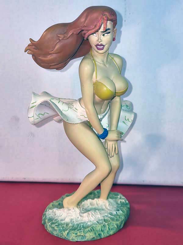 figurine ATTAKUS pin up Meynette usa / Felix Meynet - figurine restaurée sans certificat sans boite état moyen