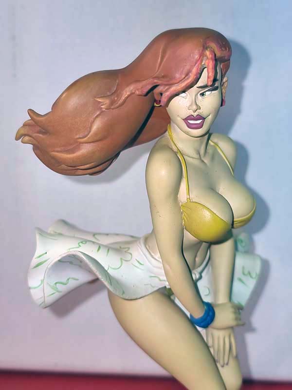 figurine ATTAKUS pin up Meynette usa / Felix Meynet - figurine restaurée sans certificat sans boite état moyen – Image 4