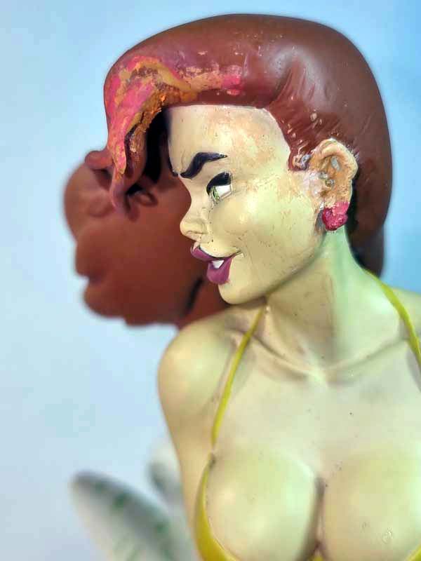 figurine ATTAKUS pin up Meynette usa / Felix Meynet - figurine restaurée sans certificat sans boite état moyen – Image 8