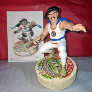 SUPERDUPONT d'après Gotlib et Solé / figurine en résine Attakus 1999 / avec boite tirage 2222 exemplaires avec boite certificat et ex libris