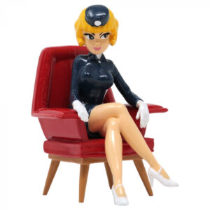 Pixi Natacha, assise dans son fauteuil rouge 6672 (2026) d'après Walthéry tirage 300 ex