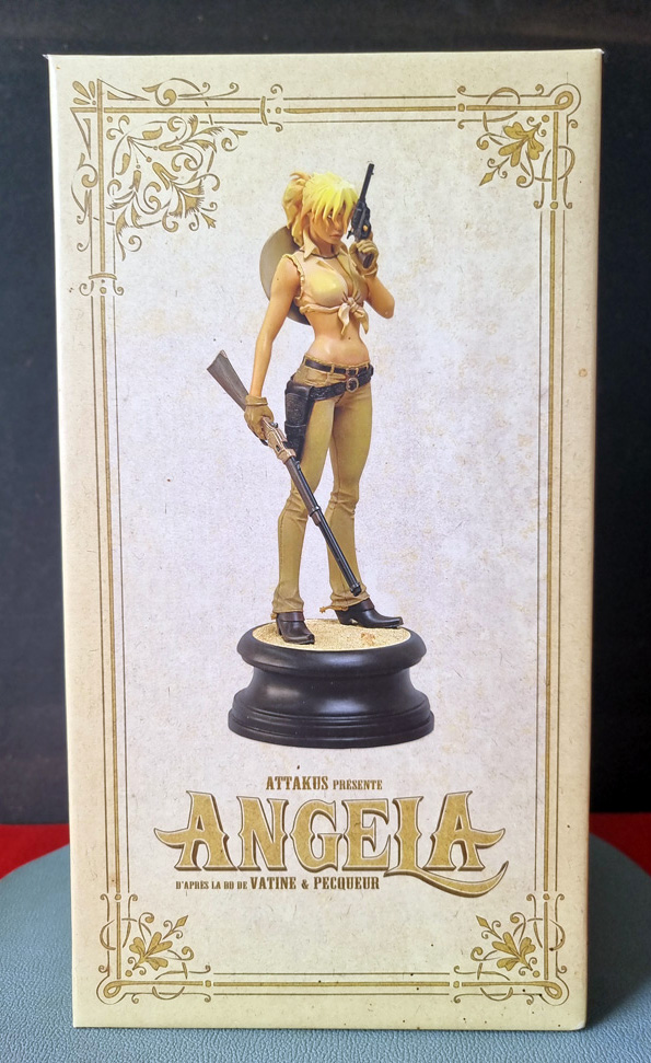 ANGELA d'après Vatine et Pecqueur / statuette ATTAKUS / résine 31 cm / épreuve d'artiste 12/30 ex année 2006 neuve – Image 5