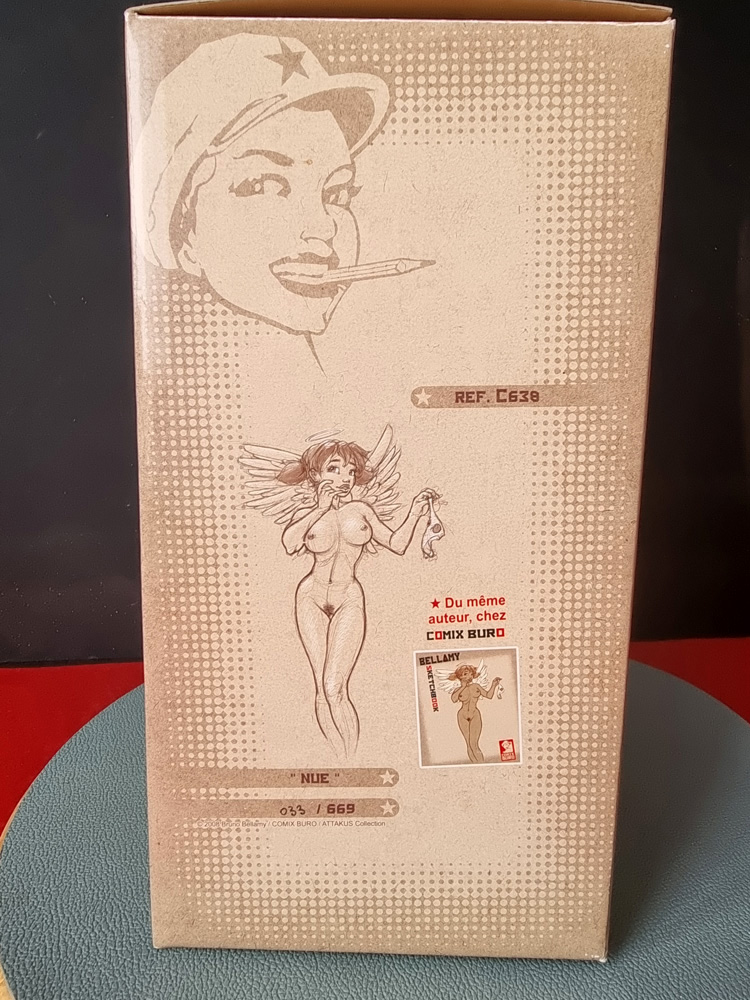Angélique "Nue" Bellaminettes Attakus Comix Buro 2008 NEUVE DANS SA BOITE – Image 14