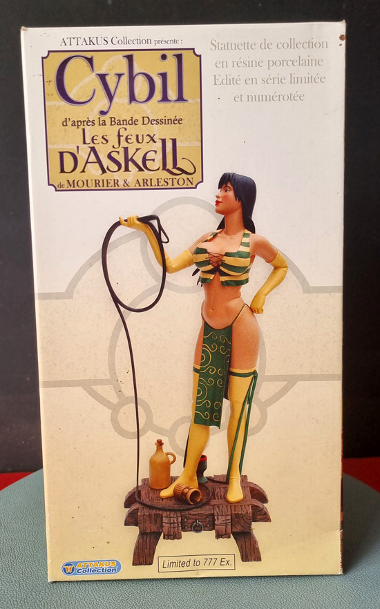 CYBIL les feux d'askell figurine Attakus neuve avec boite et certificat – Image 3