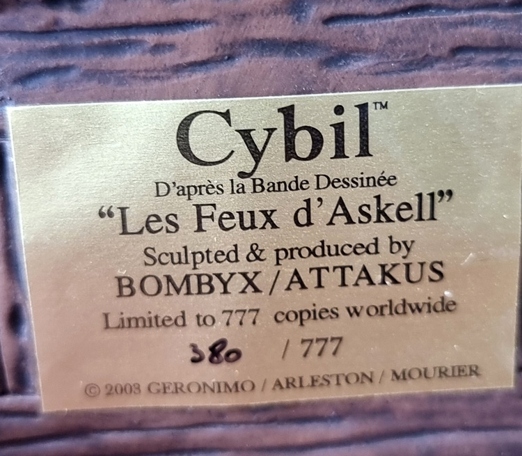 CYBIL les feux d'askell figurine Attakus neuve avec boite et certificat – Image 20