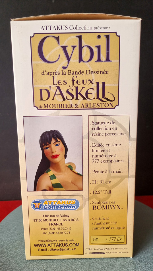 CYBIL les feux d'askell figurine Attakus neuve avec boite et certificat – Image 4