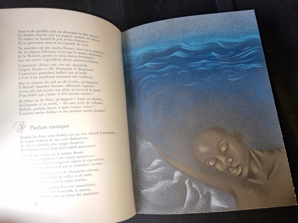 LES FLEURS DU MAL. Edition collection PREMIER TIRAGE LIMITE A 380 EXEMPLAIRES - LITHOGRAPHIES ORIGINALES DE CLAUDE SERRE. Club du livre 1982. – Image 7