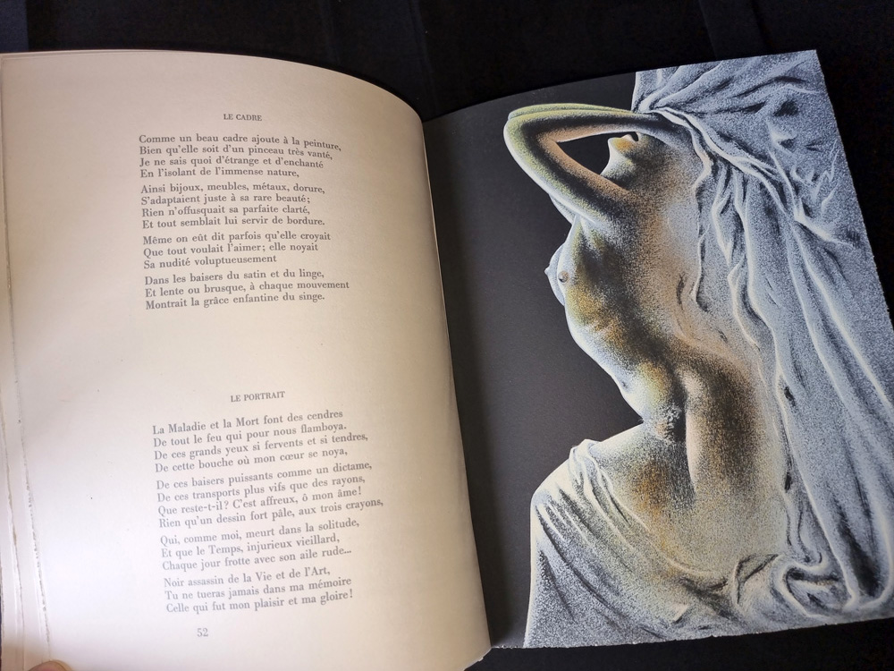 LES FLEURS DU MAL. Edition collection PREMIER TIRAGE LIMITE A 380 EXEMPLAIRES - LITHOGRAPHIES ORIGINALES DE CLAUDE SERRE. Club du livre 1982. – Image 9