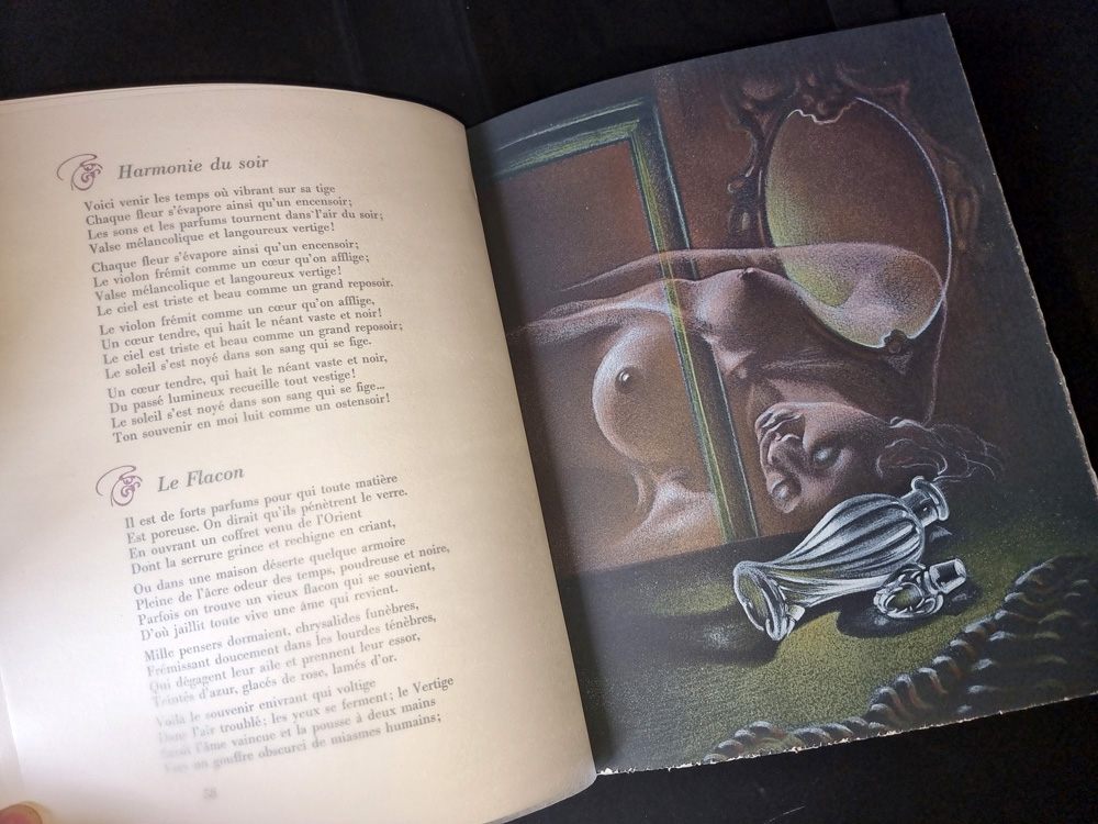 LES FLEURS DU MAL. Edition collection PREMIER TIRAGE LIMITE A 380 EXEMPLAIRES - LITHOGRAPHIES ORIGINALES DE CLAUDE SERRE. Club du livre 1982. – Image 10