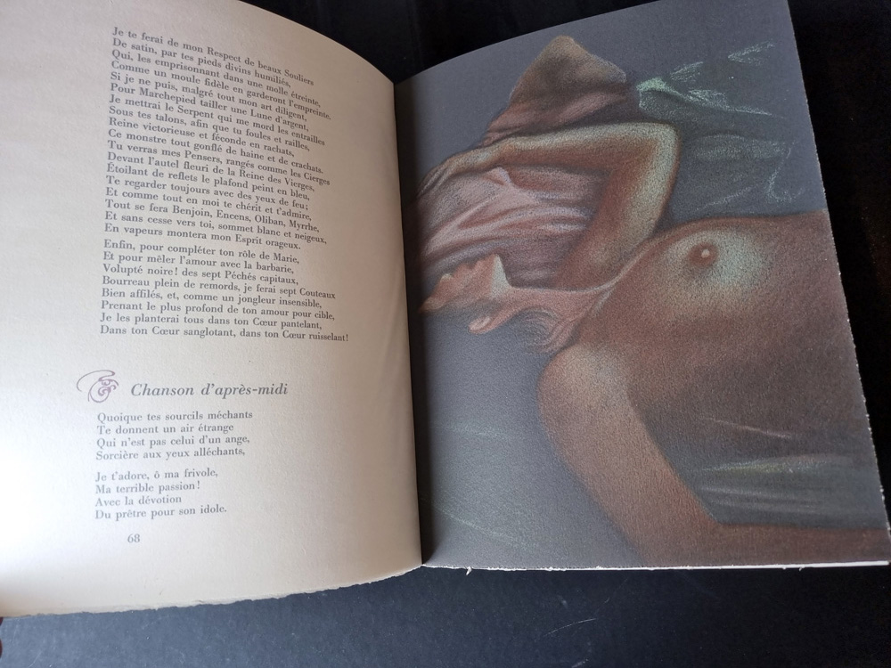 LES FLEURS DU MAL. Edition collection PREMIER TIRAGE LIMITE A 380 EXEMPLAIRES - LITHOGRAPHIES ORIGINALES DE CLAUDE SERRE. Club du livre 1982. – Image 11