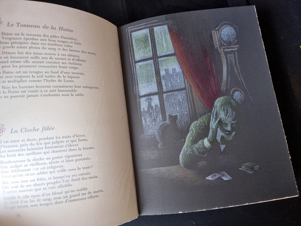 LES FLEURS DU MAL. Edition collection PREMIER TIRAGE LIMITE A 380 EXEMPLAIRES - LITHOGRAPHIES ORIGINALES DE CLAUDE SERRE. Club du livre 1982. – Image 13