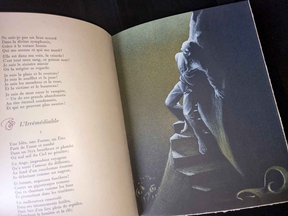 LES FLEURS DU MAL. Edition collection PREMIER TIRAGE LIMITE A 380 EXEMPLAIRES - LITHOGRAPHIES ORIGINALES DE CLAUDE SERRE. Club du livre 1982. – Image 14