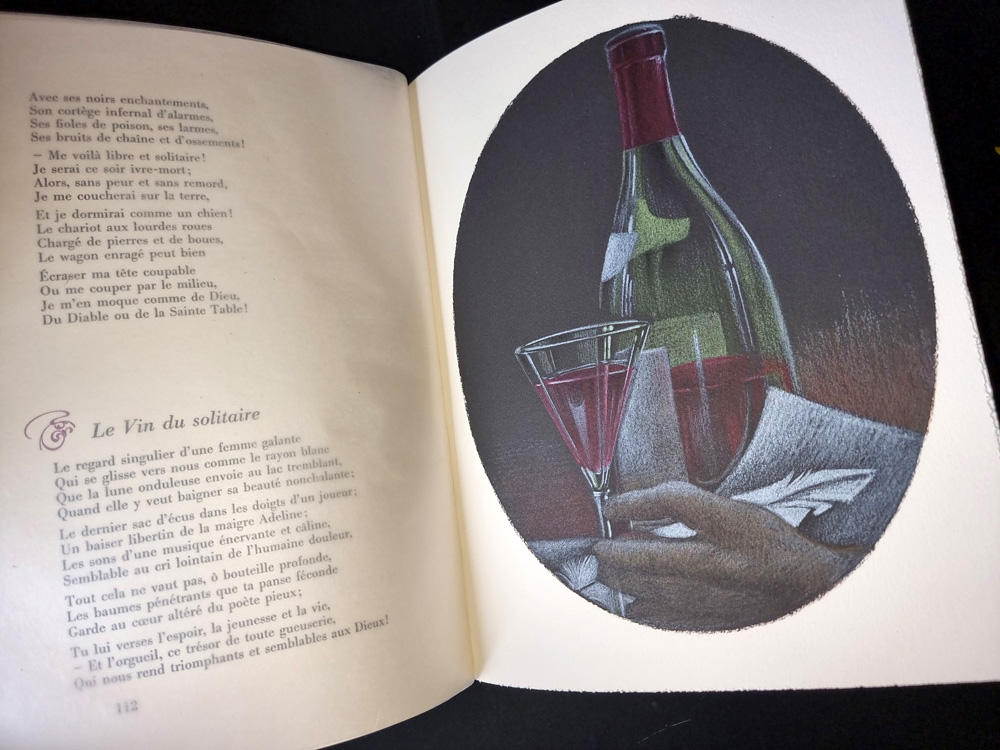 LES FLEURS DU MAL. Edition collection PREMIER TIRAGE LIMITE A 380 EXEMPLAIRES - LITHOGRAPHIES ORIGINALES DE CLAUDE SERRE. Club du livre 1982. – Image 17