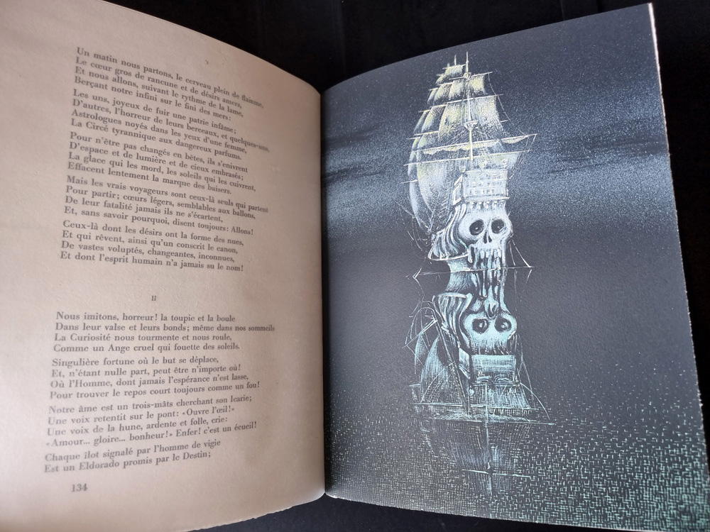 LES FLEURS DU MAL. Edition collection PREMIER TIRAGE LIMITE A 380 EXEMPLAIRES - LITHOGRAPHIES ORIGINALES DE CLAUDE SERRE. Club du livre 1982. – Image 18