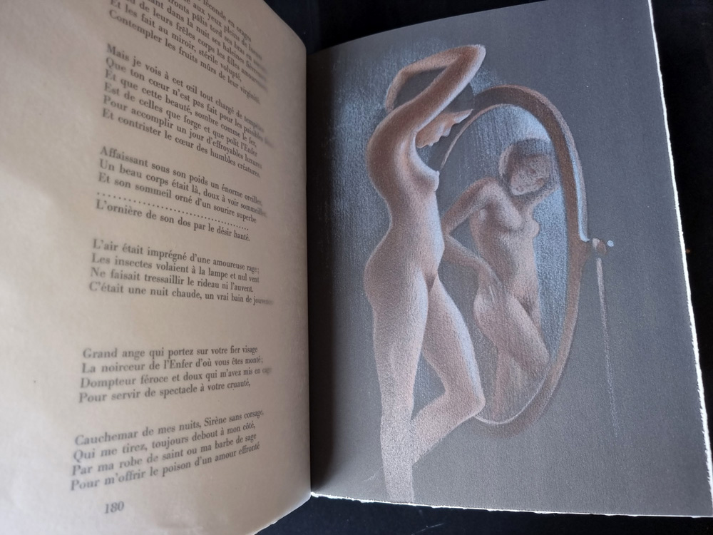 LES FLEURS DU MAL. Edition collection PREMIER TIRAGE LIMITE A 380 EXEMPLAIRES - LITHOGRAPHIES ORIGINALES DE CLAUDE SERRE. Club du livre 1982. – Image 23