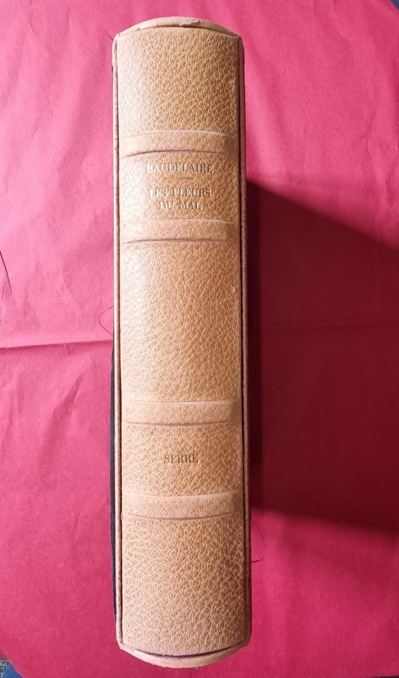 LES FLEURS DU MAL. Edition collection PREMIER TIRAGE LIMITE A 380 EXEMPLAIRES - LITHOGRAPHIES ORIGINALES DE CLAUDE SERRE. Club du livre 1982. – Image 30