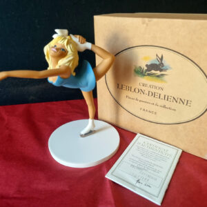 LEBLON DELIENNE Colombe patinage d'après Dany / figurine résine numérotée avec boite et certificat