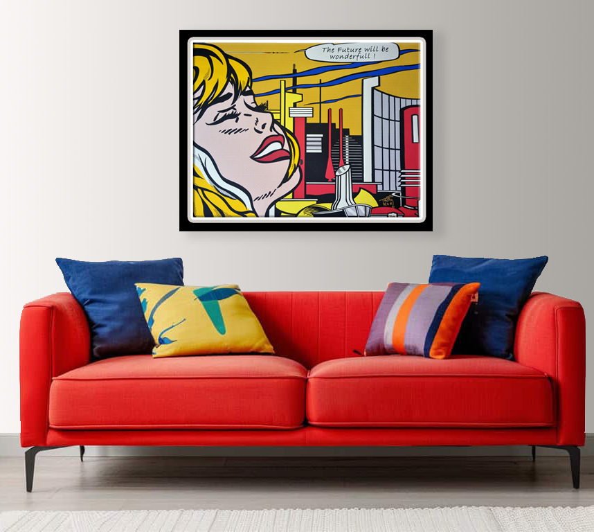 Tushikuni (1973) - The future will be wonderfull - Roy Lichtenstein vs Kuni / XL – Image 11