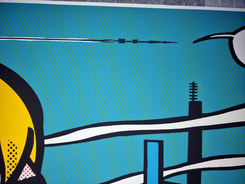 Tushikuni (1973) - The future will be wonderfull - Roy Lichtenstein vs Kuni / XL Blue light – Image 5