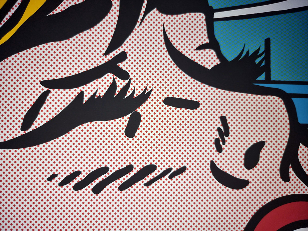 Tushikuni (1973) - The future will be wonderfull - Roy Lichtenstein vs Kuni / XL Blue light – Image 8