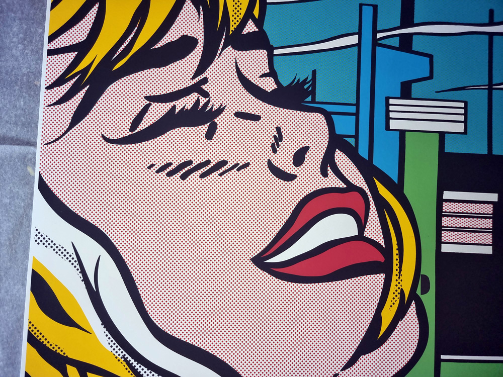 Tushikuni (1973) - The future will be wonderfull - Roy Lichtenstein vs Kuni / XL Blue light – Image 3