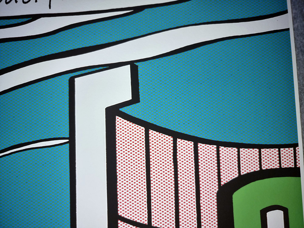 Tushikuni (1973) - The future will be wonderfull - Roy Lichtenstein vs Kuni / XL Blue light – Image 4