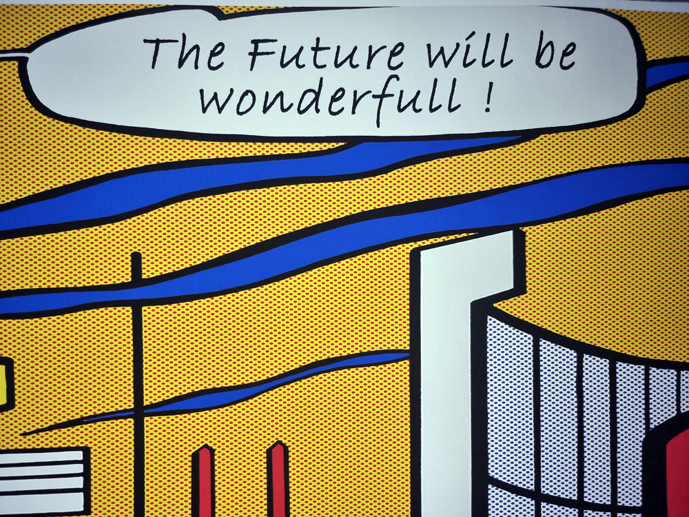 Tushikuni (1973) - The future will be wonderfull - Roy Lichtenstein vs Kuni / XL – Image 2