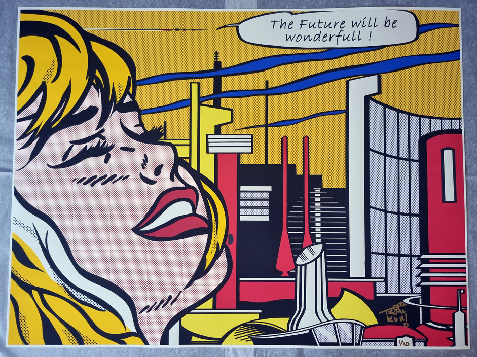 Tushikuni (1973) - The future will be wonderfull - Roy Lichtenstein vs Kuni / XL – Image 7