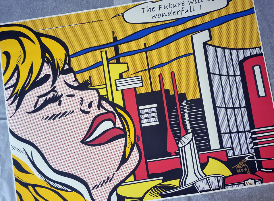Tushikuni (1973) - The future will be wonderfull - Roy Lichtenstein vs Kuni / XL – Image 9