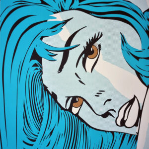 ALIEN PIN-UP (Roy Lichtenstein VS Kuni) by TUSHIKUNI 1973 / Limited 5 ex edition