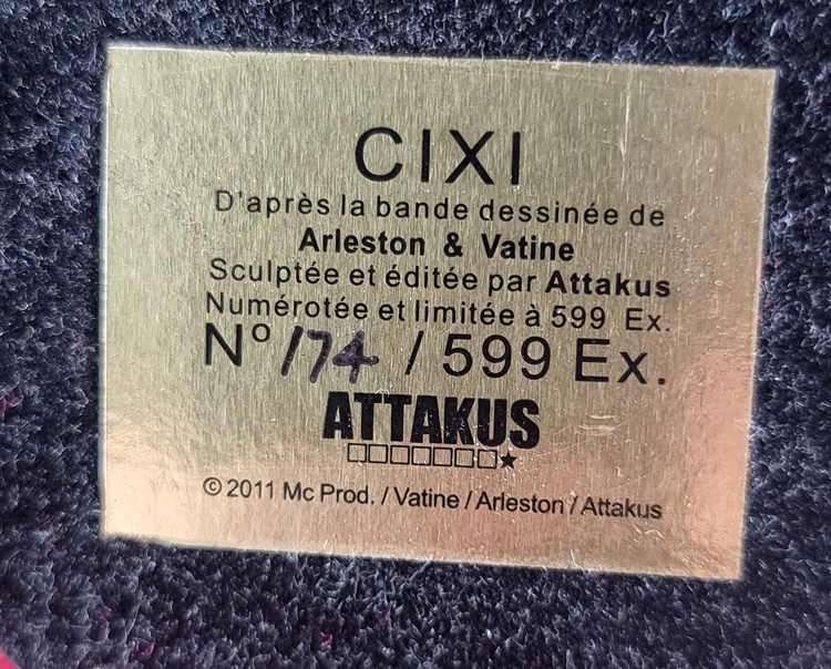 CIXI de Troy "Samouraï" figurine Attakus d'après Vatine et Arleston neuve avec boite et certificat – Image 15