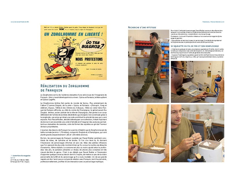LIVRE "Les sculpteurs de BD" - dans l'atelier des créateurs de figurines par Bruno Cabanis Editeur Eyrolles – Image 13