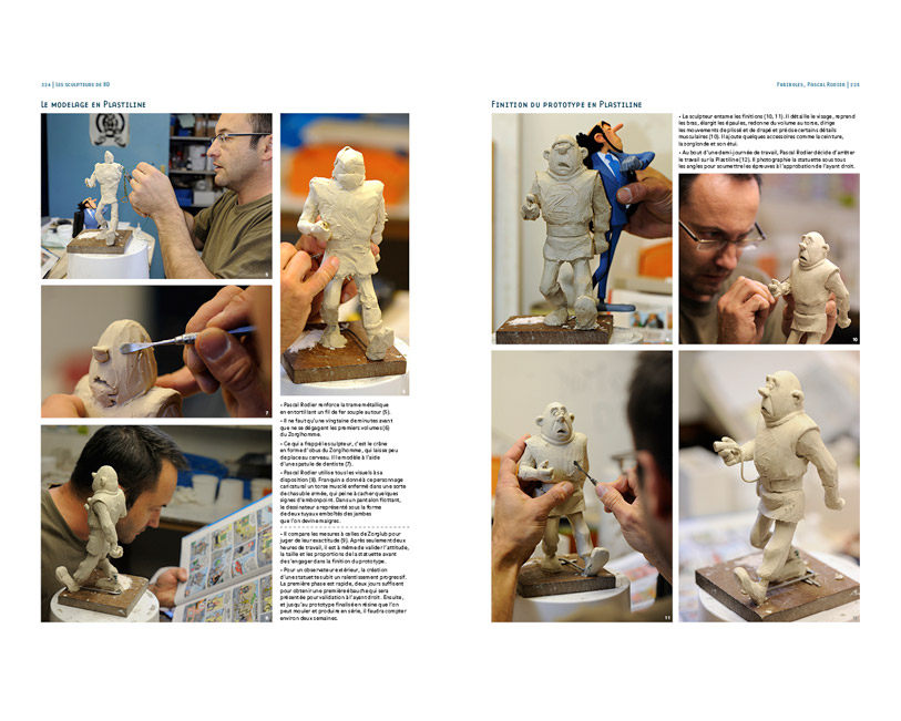 LIVRE "Les sculpteurs de BD" - dans l'atelier des créateurs de figurines par Bruno Cabanis Editeur Eyrolles – Image 15