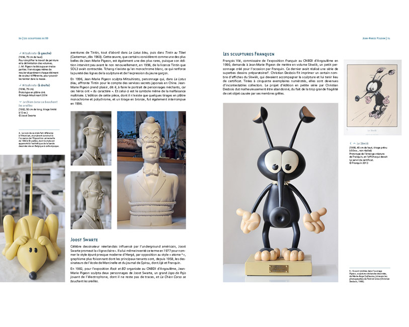 LIVRE "Les sculpteurs de BD" - dans l'atelier des créateurs de figurines par Bruno Cabanis Editeur Eyrolles – Image 6