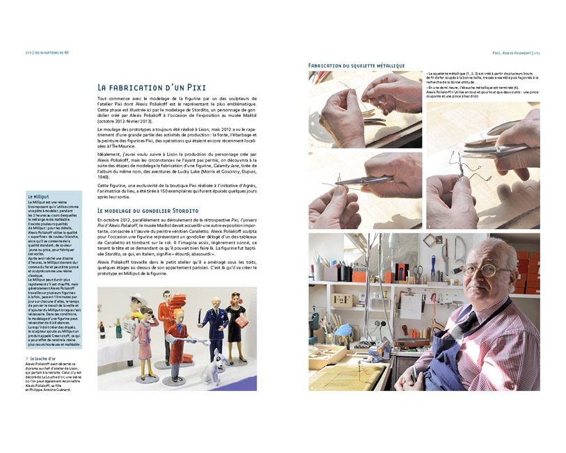 LIVRE "Les sculpteurs de BD" - dans l'atelier des créateurs de figurines par Bruno Cabanis Editeur Eyrolles – Image 11