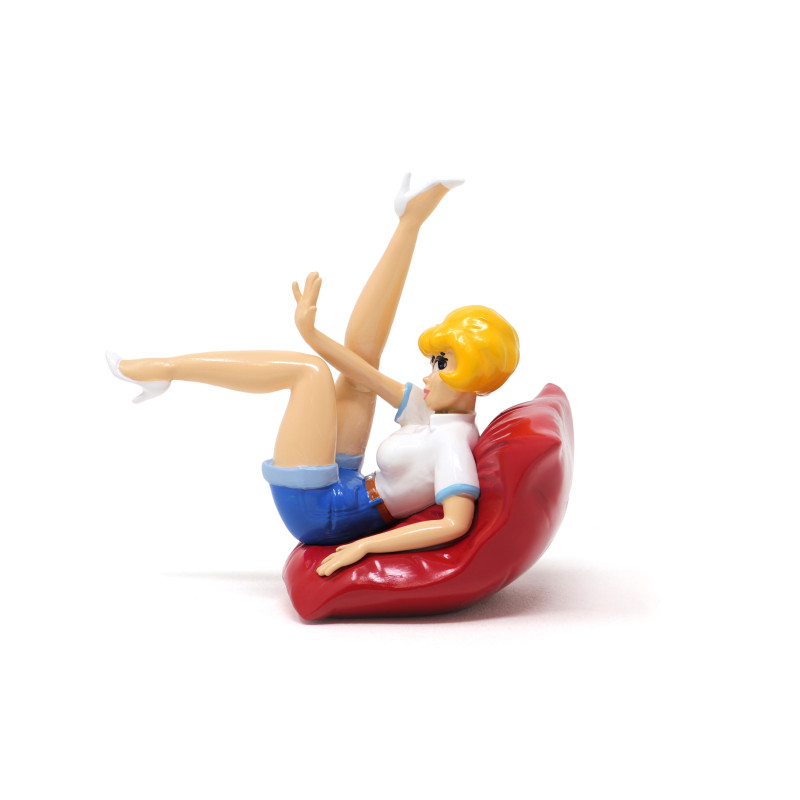 NATACHA FAUTEUIL COUSSIN ROUGE / PIXI Réf. 6673 / WALTHERY 300 exemplaires / neuve – Image 2