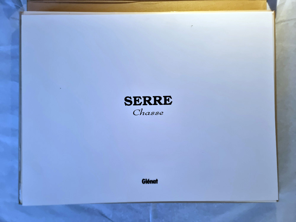 "CHASSE" de Claude SERRE- Editions Glénat 1994 COFFRET ORIGINAL épreuve d'artiste signée tirage 400 exemplaires – Image 2
