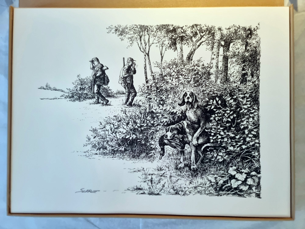 "CHASSE" de Claude SERRE- Editions Glénat 1994 COFFRET ORIGINAL épreuve d'artiste signée tirage 400 exemplaires – Image 11