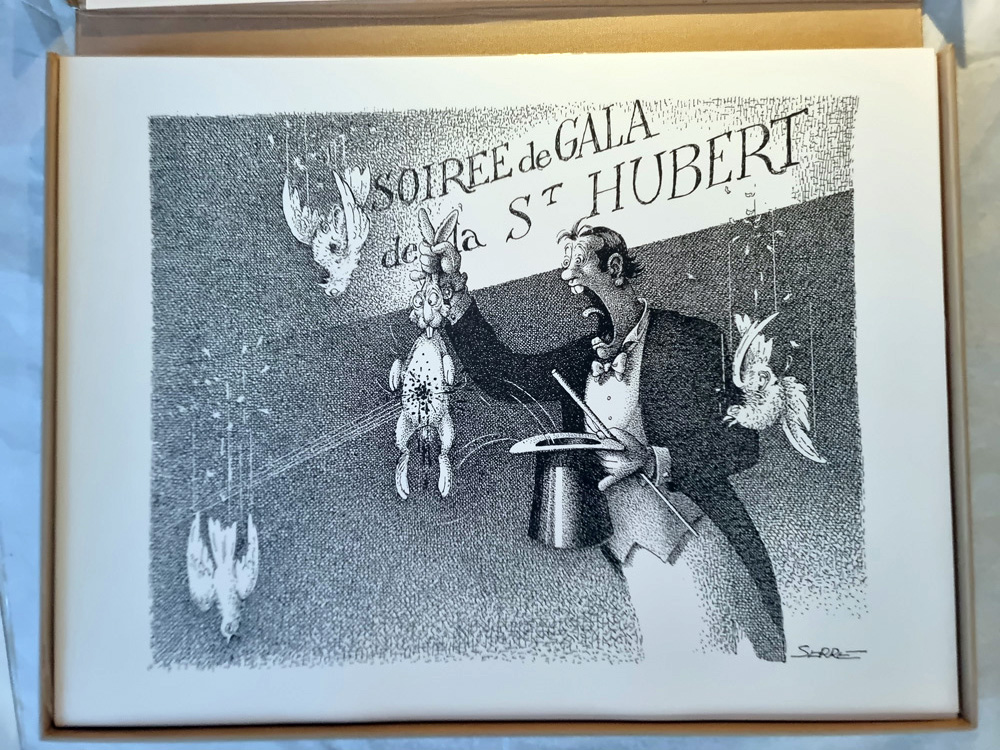 "CHASSE" de Claude SERRE- Editions Glénat 1994 COFFRET ORIGINAL épreuve d'artiste signée tirage 400 exemplaires – Image 14