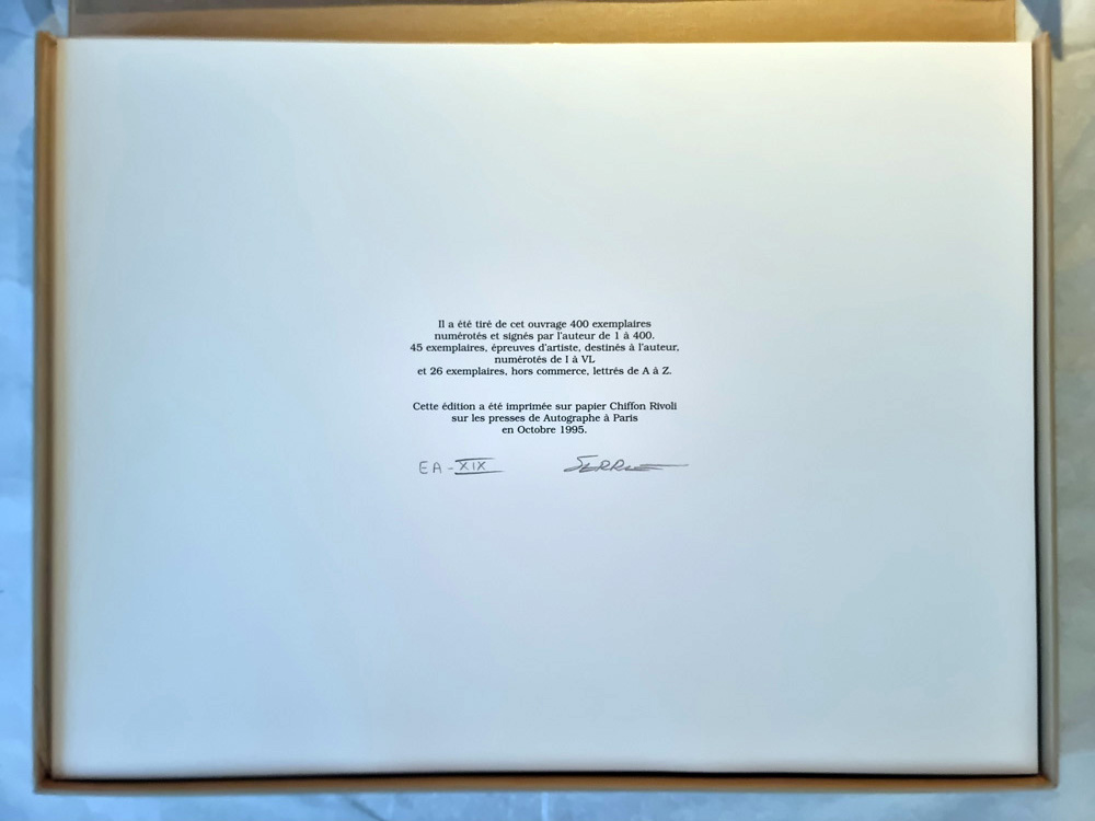 "CHASSE" de Claude SERRE- Editions Glénat 1994 COFFRET ORIGINAL épreuve d'artiste signée tirage 400 exemplaires – Image 16