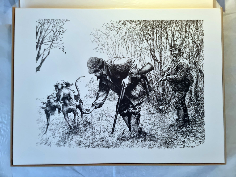 "CHASSE" de Claude SERRE- Editions Glénat 1994 COFFRET ORIGINAL épreuve d'artiste signée tirage 400 exemplaires – Image 6