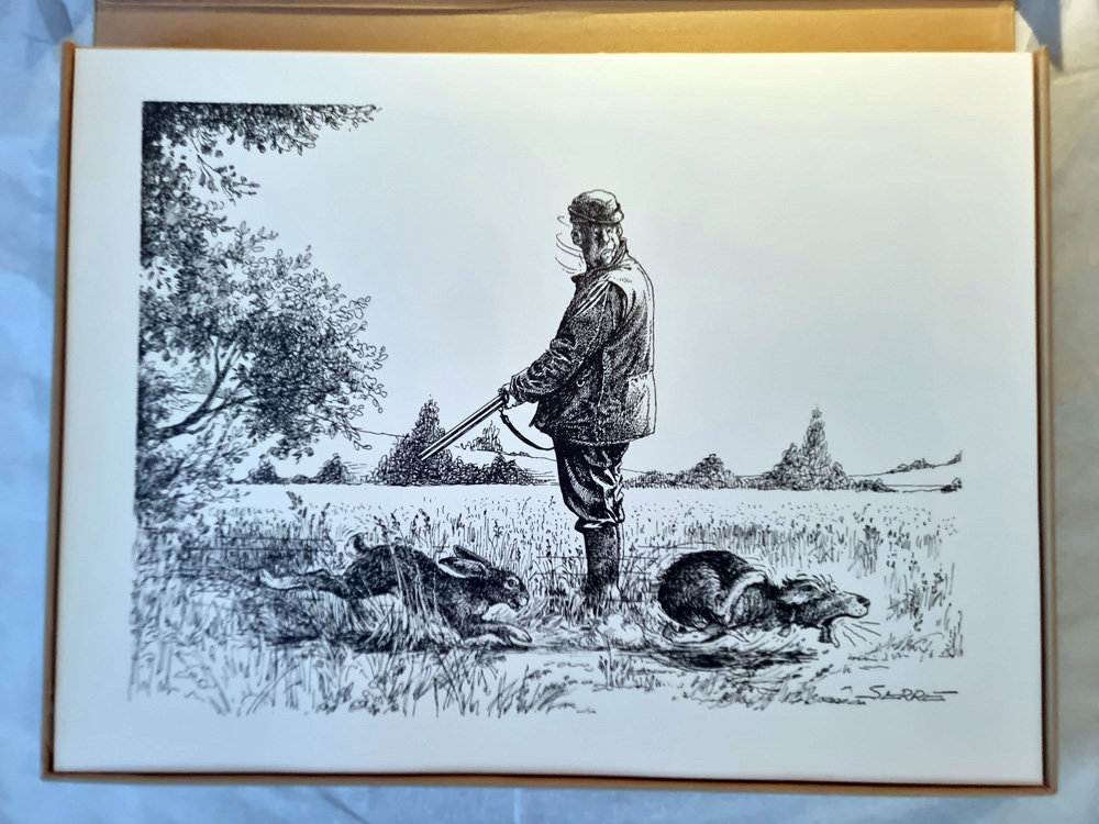 "CHASSE" de Claude SERRE- Editions Glénat 1994 COFFRET ORIGINAL épreuve d'artiste signée tirage 400 exemplaires – Image 10