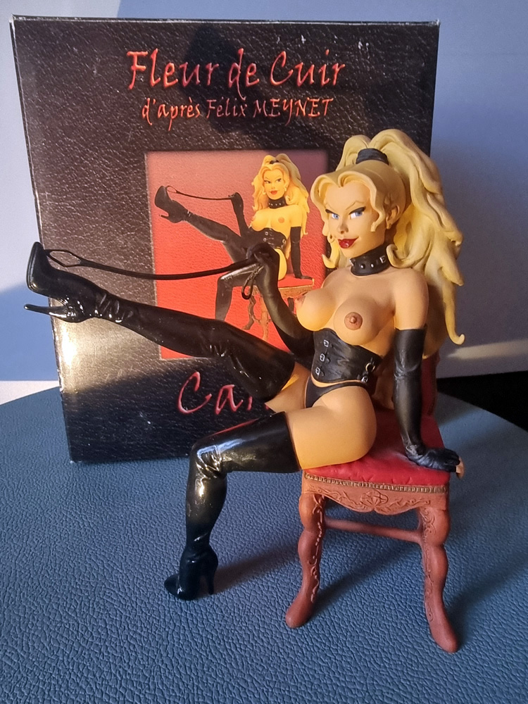 CARLA - FLEUR DE CUIR - Attakus / Felix Meynet - statuette 669 exemplaires résine 17 cm / 2007 – Image 2