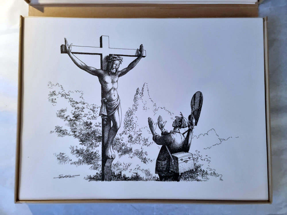 "PÊCHE" de Claude SERRE- Editions Glénat 1994 COFFRET ORIGINAL épreuve d'artiste signée tirage 400 exemplaires – Image 11