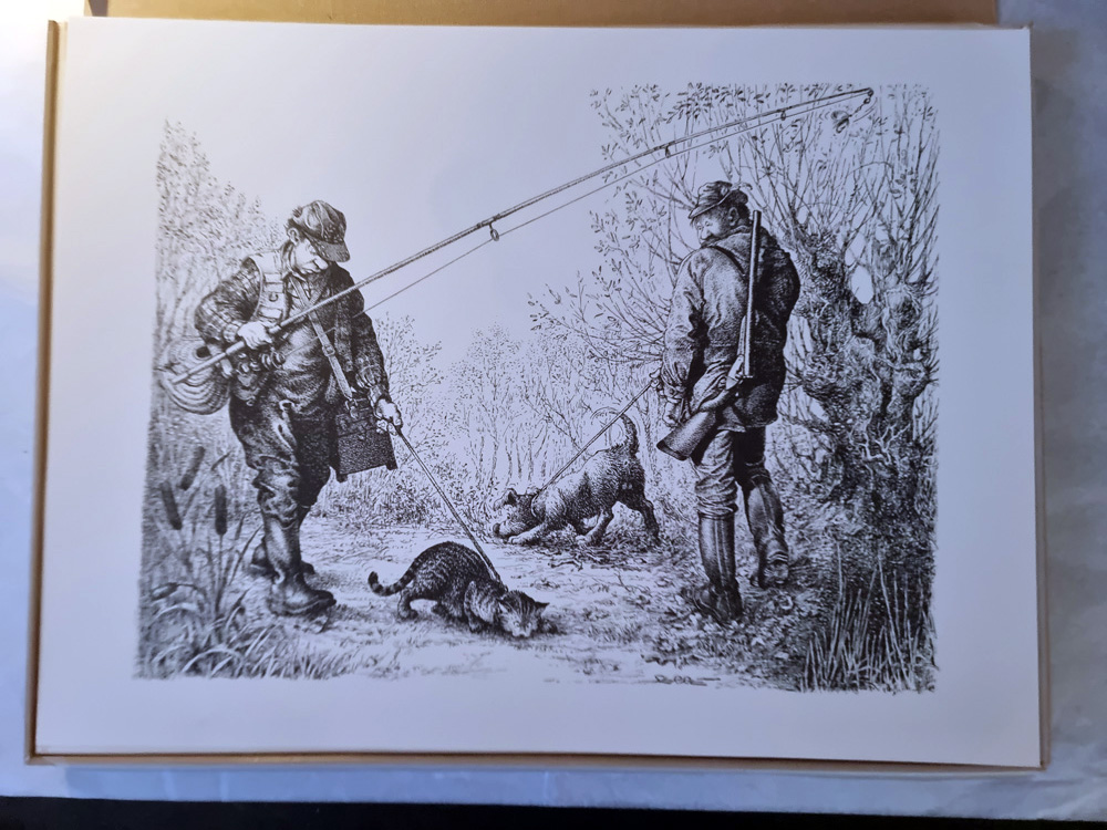 "PÊCHE" de Claude SERRE- Editions Glénat 1994 COFFRET ORIGINAL épreuve d'artiste signée tirage 400 exemplaires – Image 4
